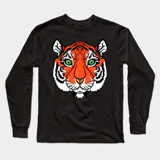 Line Art Tiger Long Sleeve T-Shirt